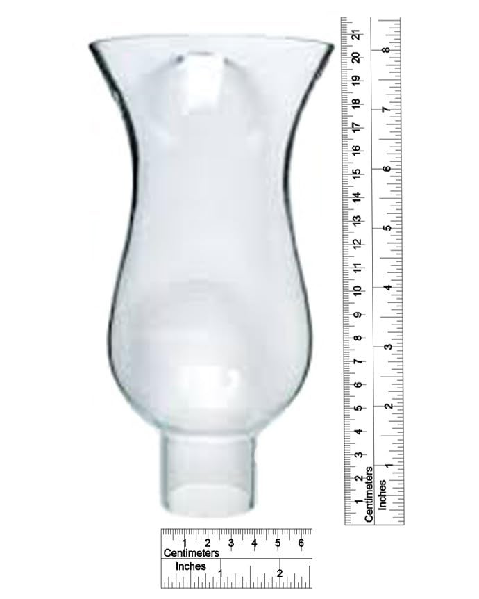 B&P LampÂ® Royal Craft 1 5/8" X 8 1/4" Clear Hurricane Shade - Image 4